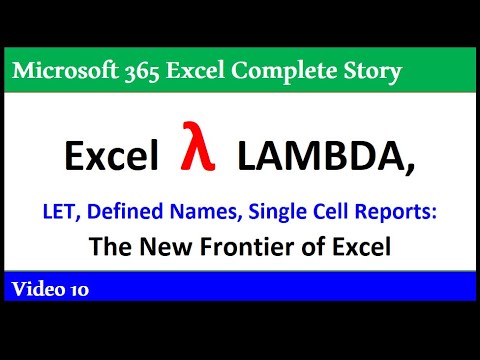 Excel LAMBDA function – Every Single Things You Ever Wanted To Know - 2022 Version 365 MECS 10