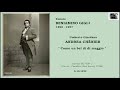 Tenore  BENIAMINO GIGLI - Andrea Chénier  "Come un bel dì di maggio"  (1922)
