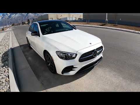 New 2022 Mercedes-Benz E 350 Sedan (255 hp) POV REVIEW