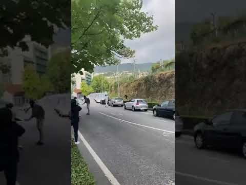 Ultras Vitória (brutal rreceção antes  da ida a Marrocos  ) 25 de junho 2020