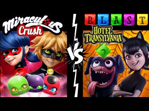 Hotel Transylvânia Blast vs miraculos crush GAMEPLAY PT BR ANDROID IOS