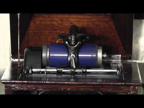 Edison blue amberol cylinder 3136 - "Blue Danube Waltz" by the Imperial Marimba Band