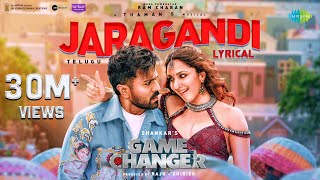 Jaragandi - Lyrical Video  Game Changer  Ram Chara