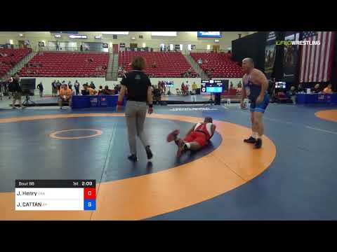 2018 Marine Corps US Open/Masters D Freestyle 100 RR Rnd 3 - Jeff Henry (USA ) Vs. JOSEPH CATTAN (