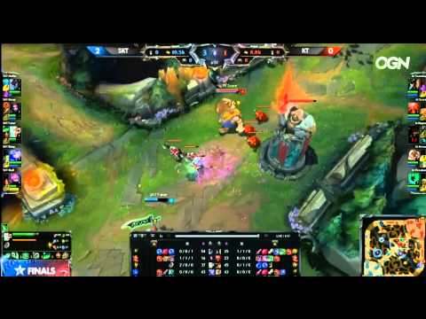 SKT Faker Dodge Cassiopeia (KT Nagne) ult Amazing Reflex