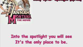 Miley Cyrus- Spotlight [Lyrics] (HQ)