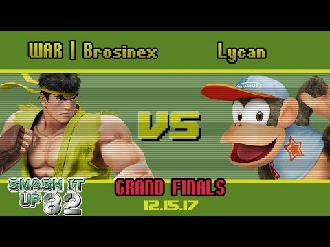 WAR | Brosinex (Ryu) vs Lycan (Diddy Kong) GF - SIU 82 - Wii U
