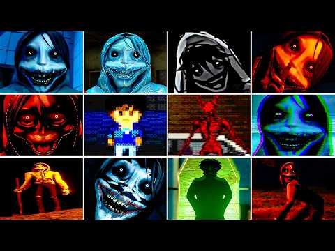 Jeff The Killer - All Endings, Secrets, Jumpscares, Story, Deaths, Freecam, Skins...