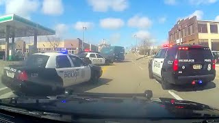 WILD Police Chase for Shooting Suspect & STOLEN Amazon van.