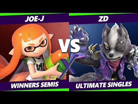 Smash Ultimate Tournament - Joe-J (Inkling)  Vs. ZD (Wolf) - S@X 301 SSBU Winners Semis