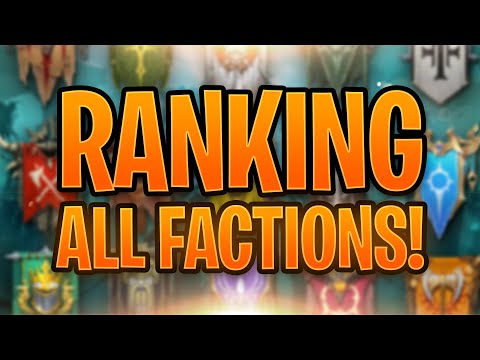 RANKING EVERY FACTION FROM WORST TO BEST!!! (Hot Takes Ahead) | Raid Shadow Legends
