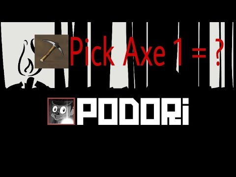 Rust Pick Axe Raid 러스트 철곡갱이 1개 레이드??