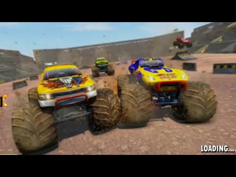 Real Monster Truck Demolition Derby Crash Stunts - Android Gameplay - Apon Gaming