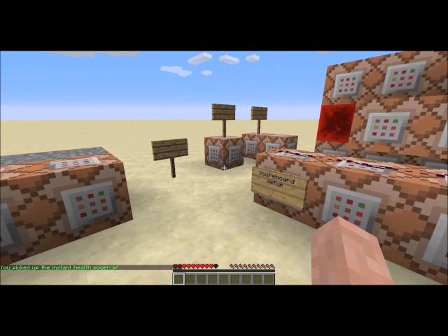 compact snapshot powerup system Minecraft Map