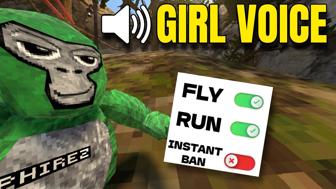 I Used HACKS with a Voice Changer in Gorilla Tag...