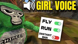 I Used HACKS with a Voice Changer in Gorilla Tag...