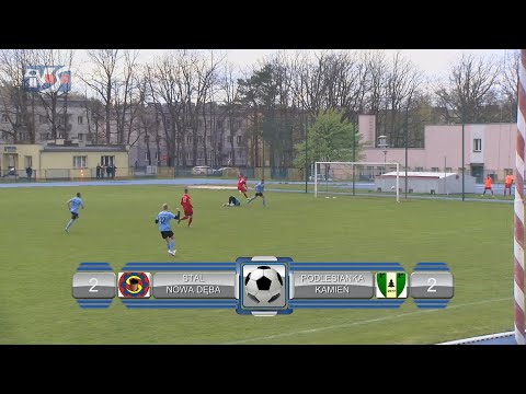 STAL NOWA DĘBA  - PODLESIANKA KAMIEŃ 2:2 (0:0) - FRAGMENTY MECZU I KOMENTARZE