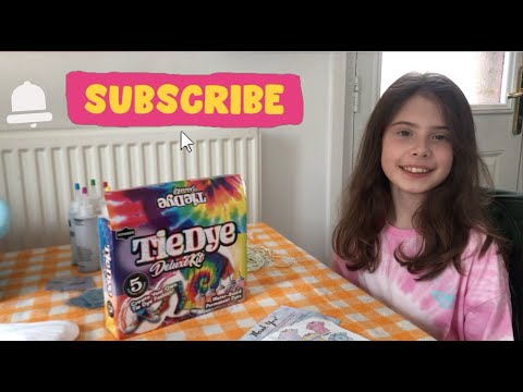 Create Tie Dye Tshirts at home Tie Dye Deluxe Kit By Kumber Bella Kirton and The Awesome Family