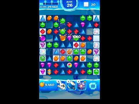 Jewel Pop Mania:Match 3 Puzzle Level 187 ( Ice Cream Town Episode ) - Walkthrough ( No Booster )