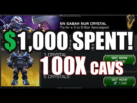 I Spent $1,000 on Apocalypse Crystals and THIS is what I Got! Marvel Contest of Champions