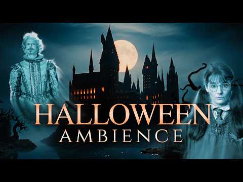 HALLOWEEN 🎃 HARRY POTTER Music & Ambience 🎃 Cinematic Visuals | Spooky & Magical (8 Hours)