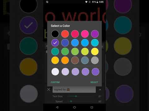 LED Banners - Text Scroller Video