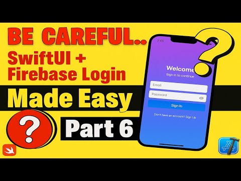 SwiftUI Firebase Login & Sign-Up Tutorial — Async/Await Made Simple