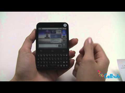 Motorola Charm Front Menu and Navigation