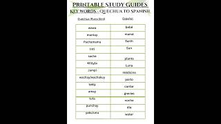 Beginning PraCtical Spanish for Herbalism and Birth - bonus vocabulary in Runa S