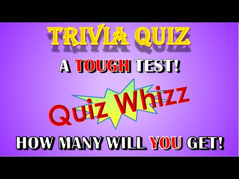 (No.57)TEST YOUR MEMORY! General Knowledge Trivia Quiz. Pub Quiz Trivia questions and answers