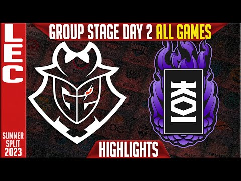 G2 vs KOI Highlights ALL GAMES | LEC Summer 2023 Groups Day 2 | G2 Esports vs KOI