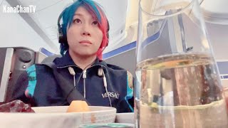 Sudden return to Japan by business class