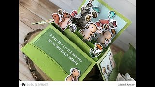 Mama Elephant | Dandelion Wishes 3D Pop Up Card