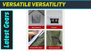 Amazing 10-Person Portable Ice Fishing Tent: Ultimate Winter Shelter!