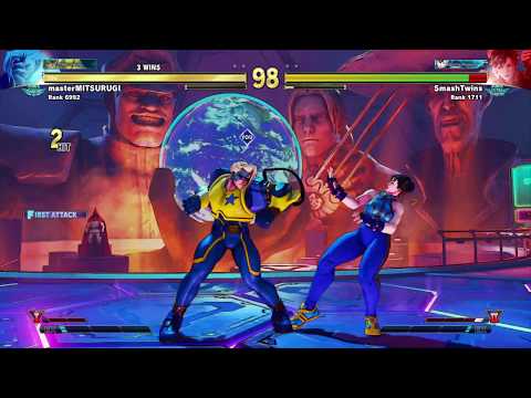 SFV:A.E. :masterMITSURUGI VS SmashTwins (FT2) Rank Match