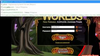preview picture of video 'How to get your lost password on Aqw'