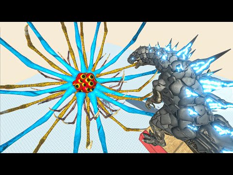 Epic Giant Alien Feeding on Units - Animal Revolt Battle Simulator