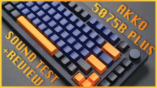 AKKO 5075B PLUS | EXTENSIVE Review & Sound Test | ft. Creamy Purple Pro
