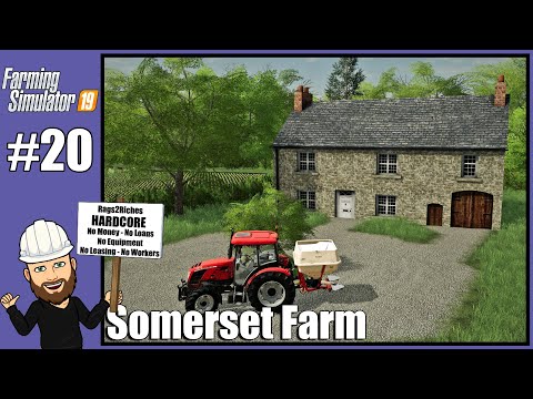 Rags2Riches Hardcore #20 - Fertilizing Contracts - Somerset Farm - Seasons FS19