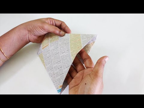 Paper Bag | Newspaper Bag Without Glue | Paper Bag Without Glue