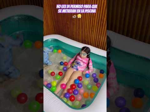 I DIDN'T GIVE THEM PERMISSION TO GO IN THE POOL 🏊&zwj;♀️ 😱😤 #youtubeshorts #humor
