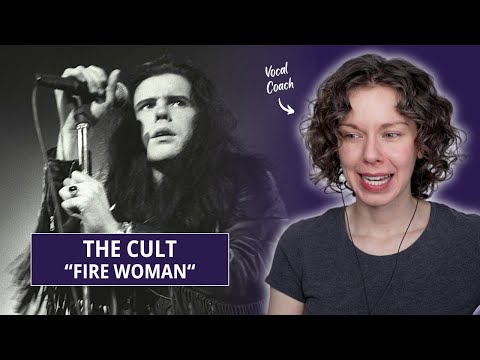 My first time hearing Ian Astbury and The Cult! Vocal Analysis featuring the song "Fire Woman"