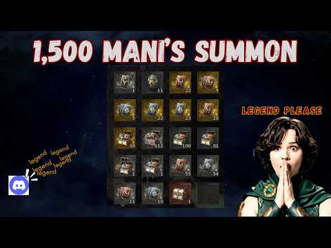Legend of YMIR: 1,500 MANI'S SUMMON | SEND 30 SEEDS+BOOKMARK = BEST COUPON