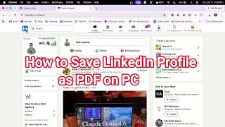 Download lagu How to Save LinkedIn Profile as PDF on PC or Laptop mp3