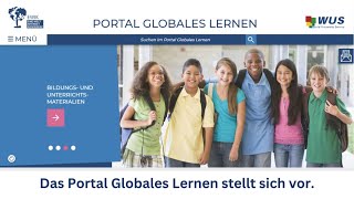 Das ist das Portal Globales Lernen