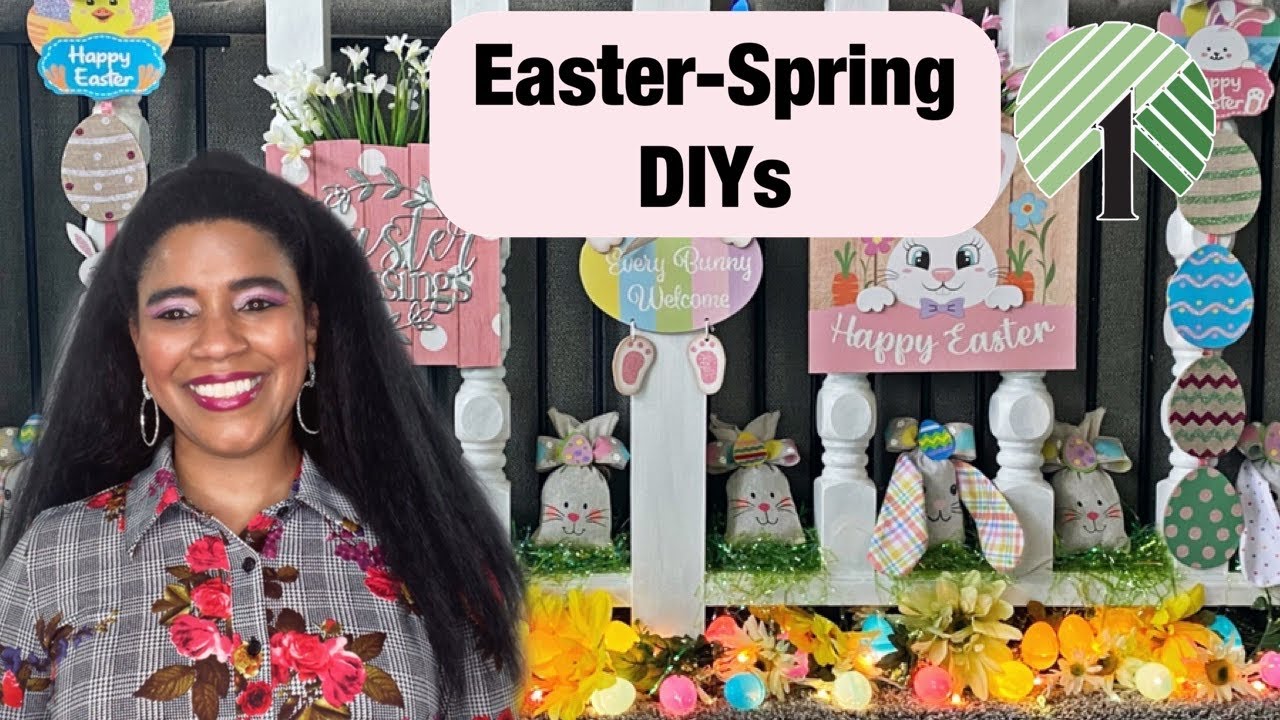 Easter & Spring Decorating Ideas 2022! DIY Easter Egg String Lights!!!
