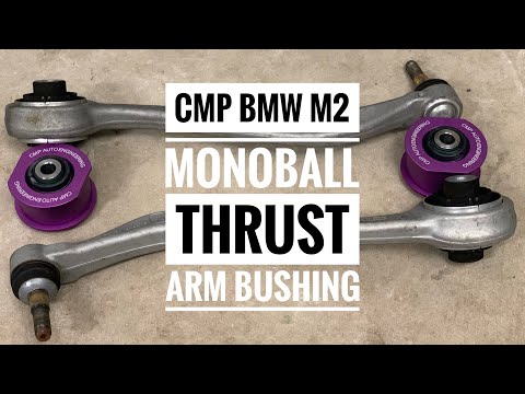 How to Install BMW M2 M3 M4 Thrust Arm Monoball Spherical Bushings - BMW OG F87 M2
