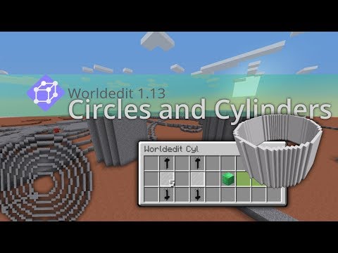 minecraft cylinders worldedit