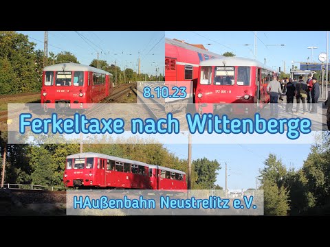 Ferkeltaxe auf der Nordbahn | 172 001 und 172 601 der Hafenbahn Neustrelitz