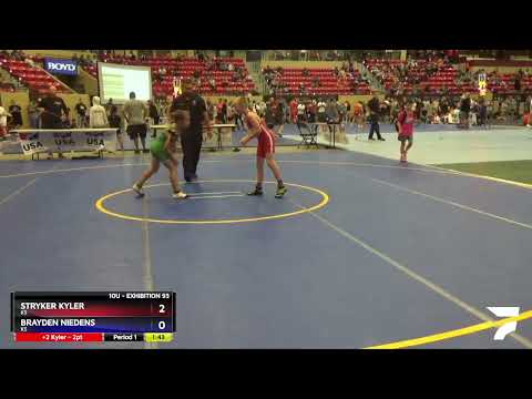 Exhibition 93 Lbs Round 1 - Stryker Kyler, KS Vs Brayden Niedens, KS 7e9c